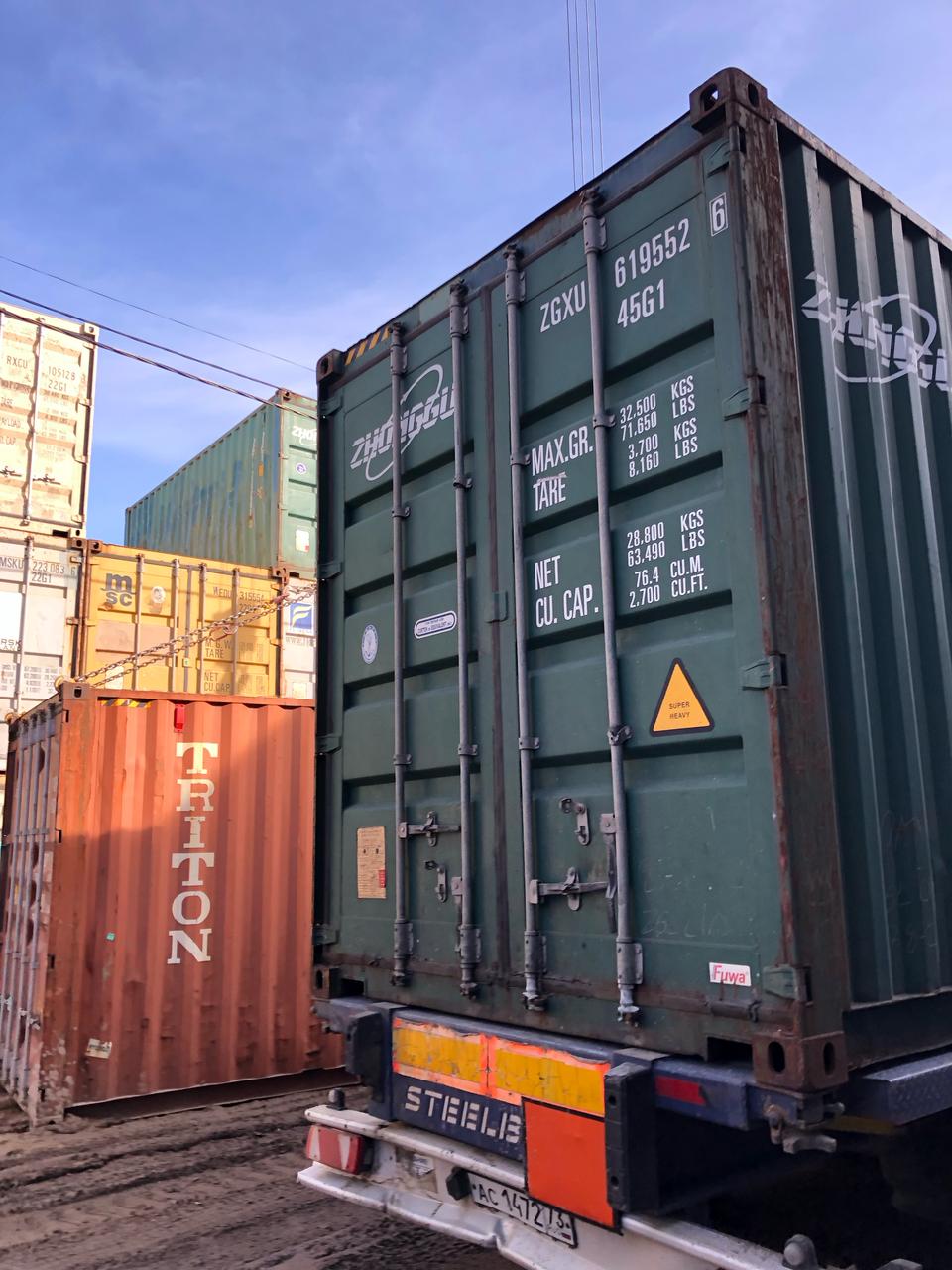 Морской контейнер ZGXU6195526